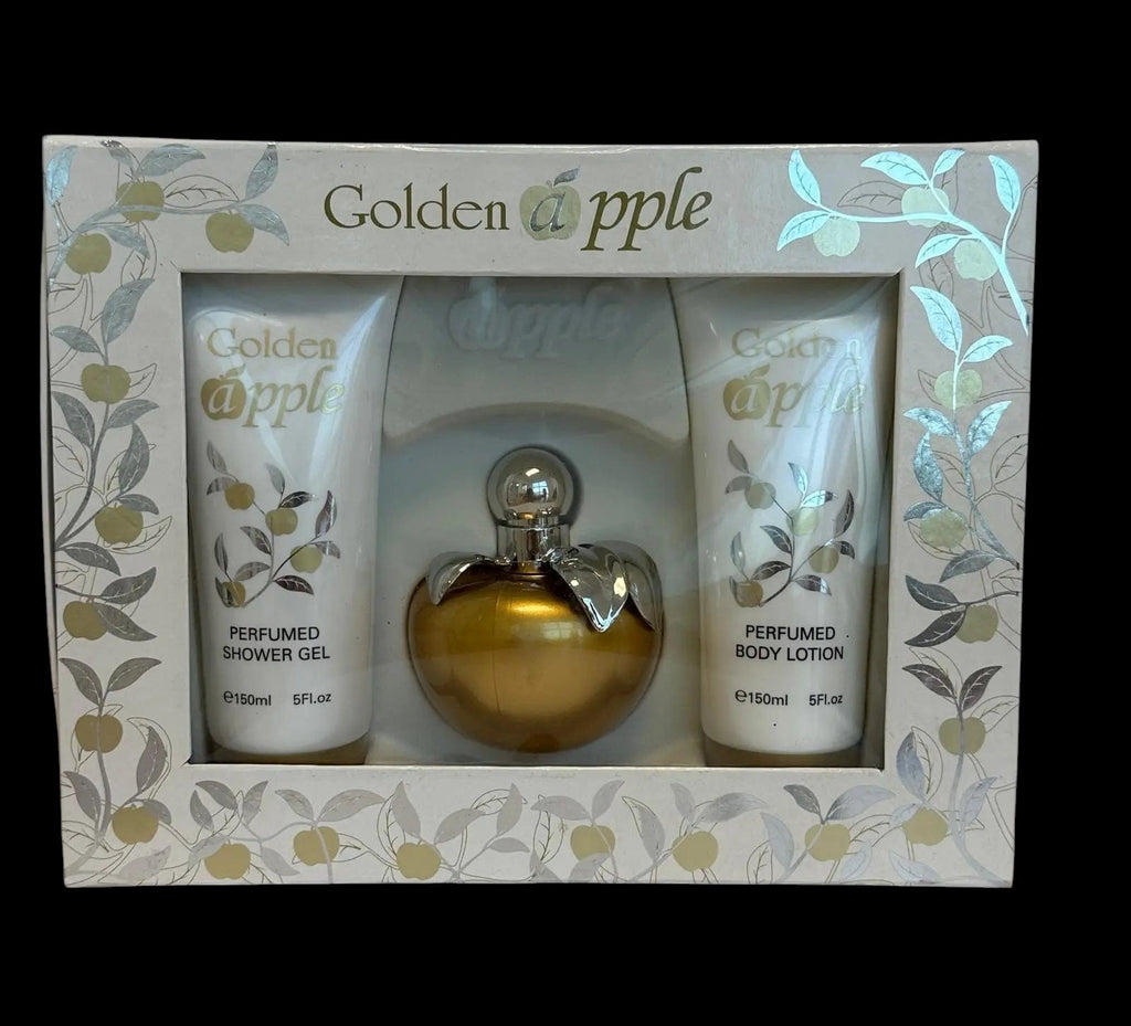 Golden Apple For Women EDP Spray (3pc Gift Set) by perfumesandrea