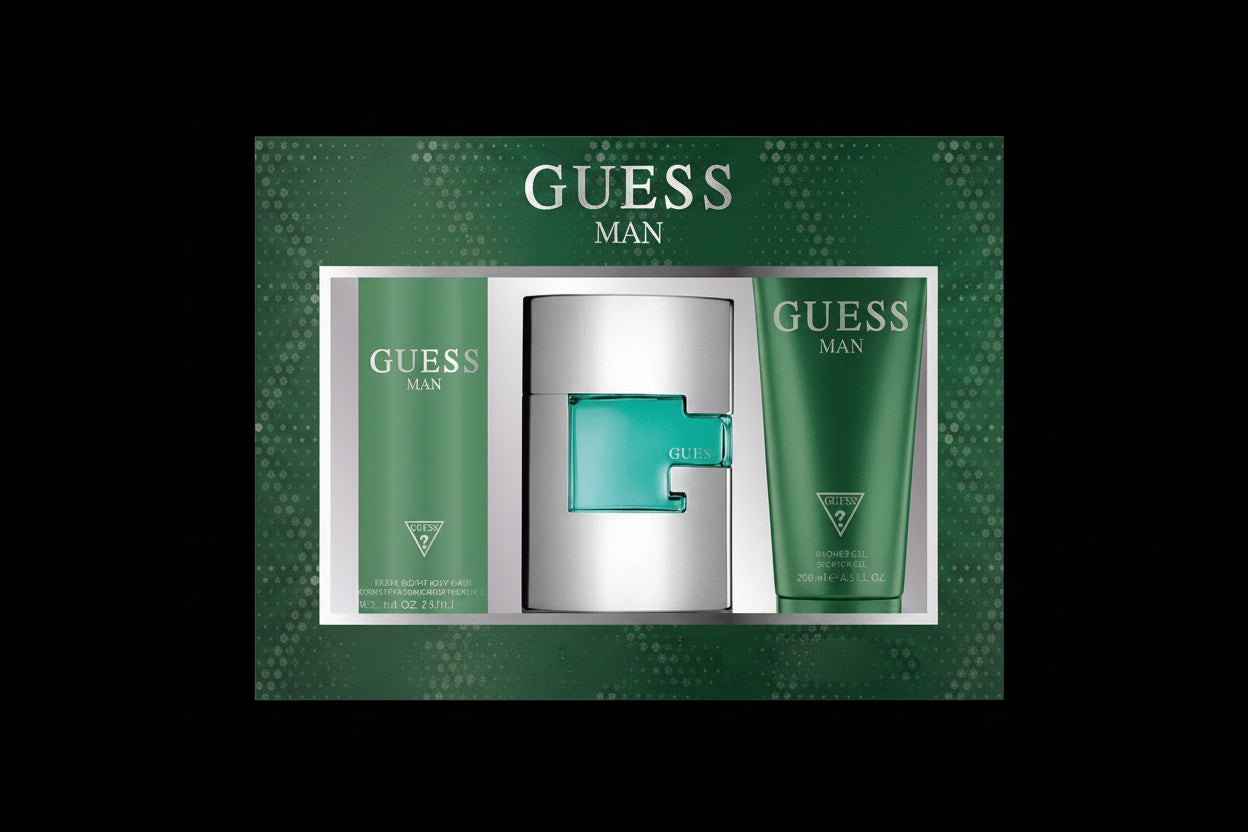 Green By Guess For Men (3pc Gift Set) by perfumesandrea