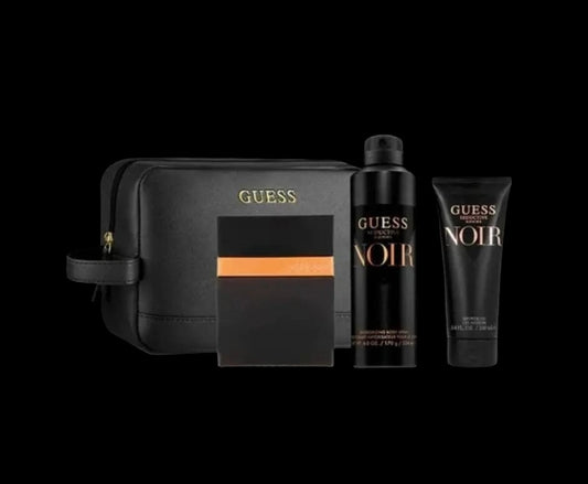 Guess Seductive Homme Noir 4pc Gift Set For Men's by perfumesandrea