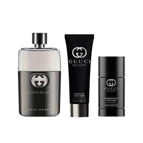 Guilty By Gucci For Men EDT Spray (3pc Gift Set) by perfumesandrea