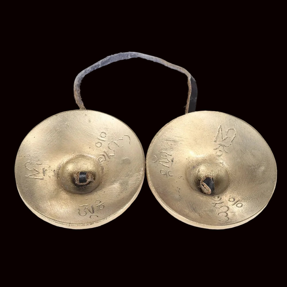 Handcrafted Tibetan Meditation Cymbals - AetherLux.Shop