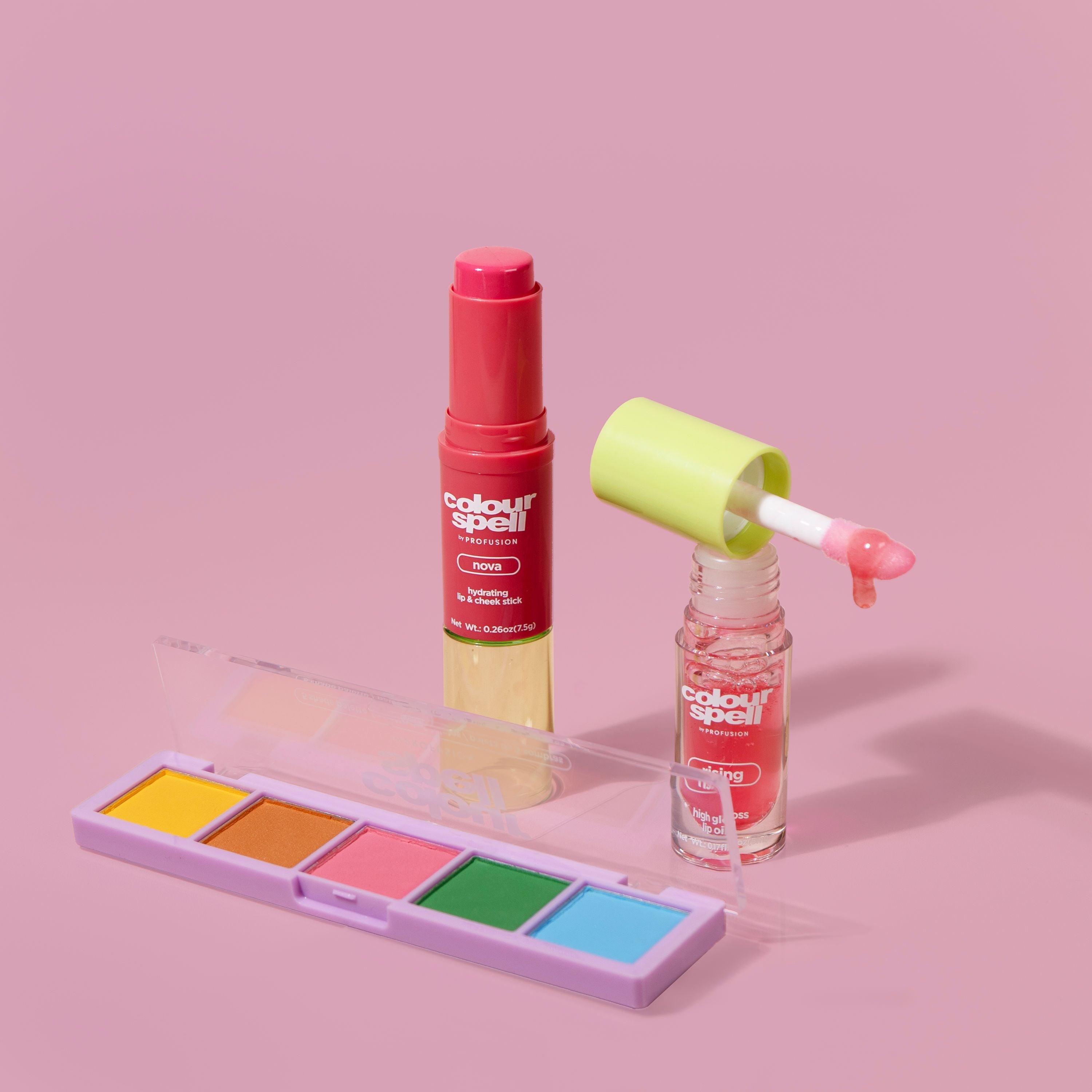 Playful Collection- Lip Oil, Blush & Shadows by ColourSpell