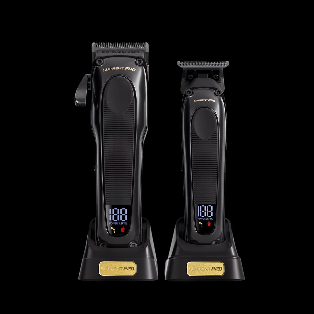The Black Obsidian Clipper and Trimmer Set-Supplier-specific by SUPRENT US