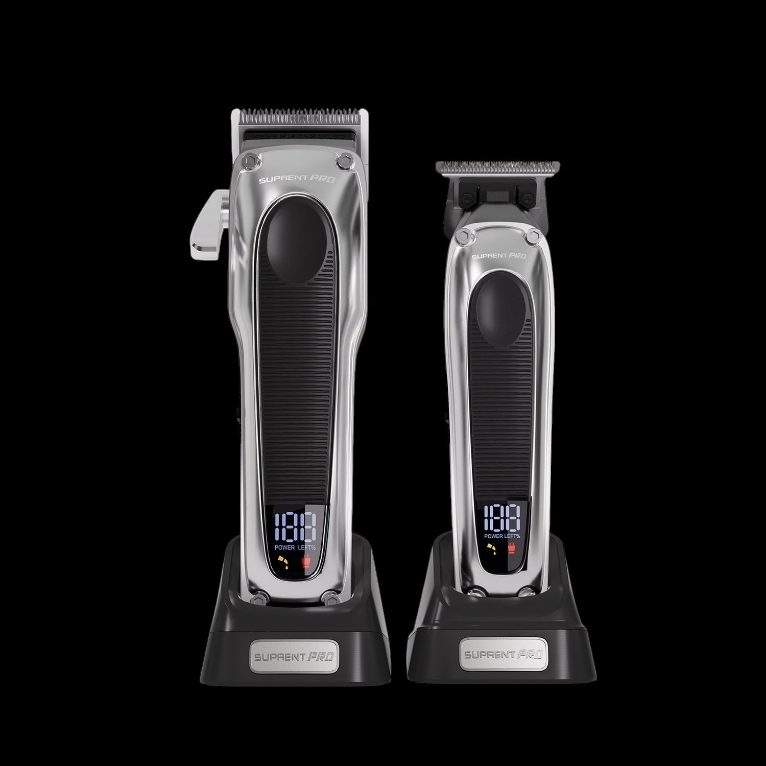 The Black Obsidian Professional Clipper and Trimmer Set - HC776SX by SUPRENT US