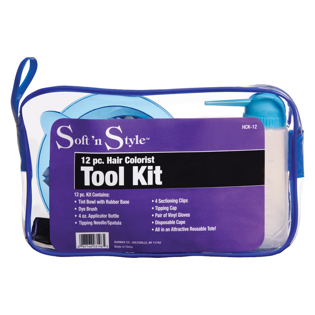 Soft 'n Style Hair Colorist Tool Kit - 12 pc by Beauty Supply 123 Outlet