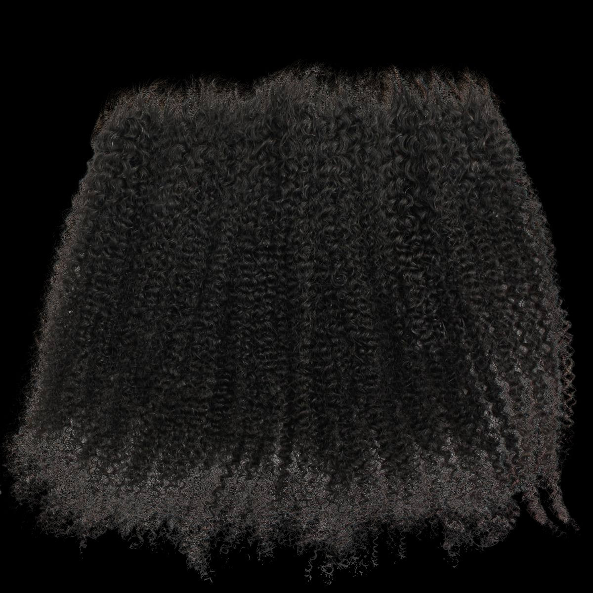 Afro Kinky 13x6 HD Lace Human Hair Frontal by Private Label