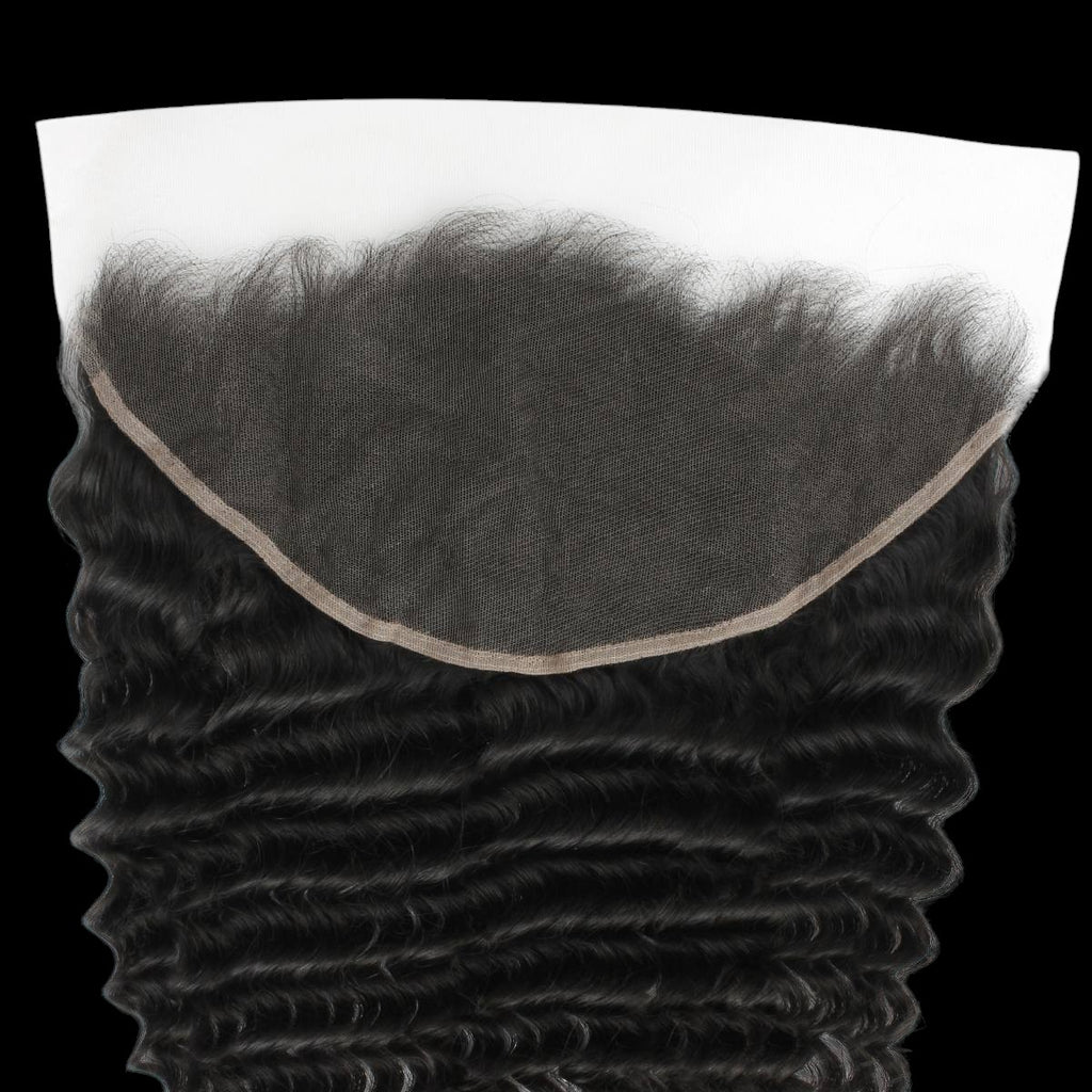 Deep Wave 13x6 HD Lace Human Hair Frontal by Private Label