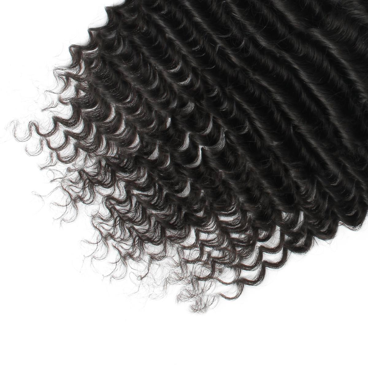 Deep Wave 13x6 HD Lace Human Hair Frontal by Private Label