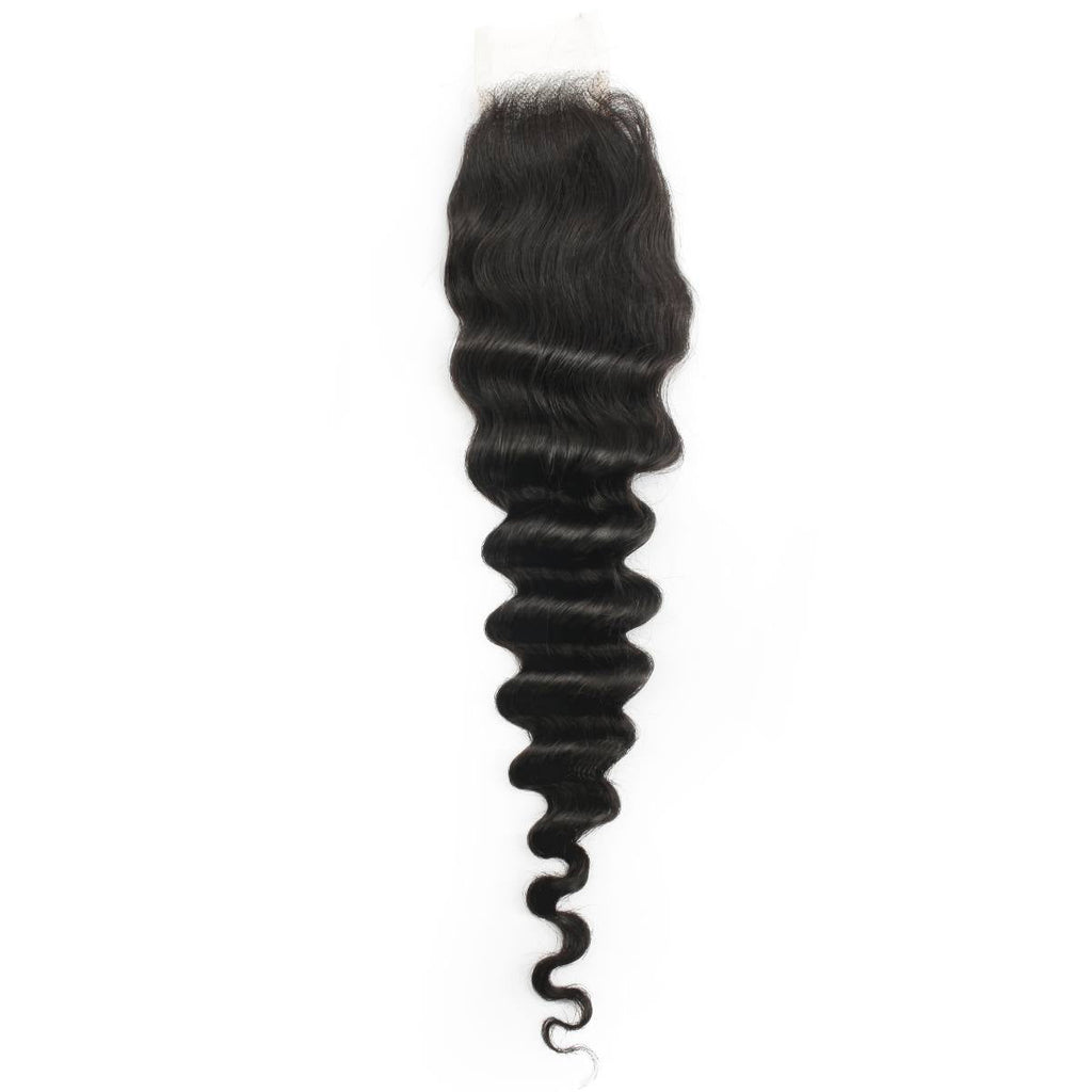 Deep Wave 2x6 HD Lace Human Hair Closure by Private Label