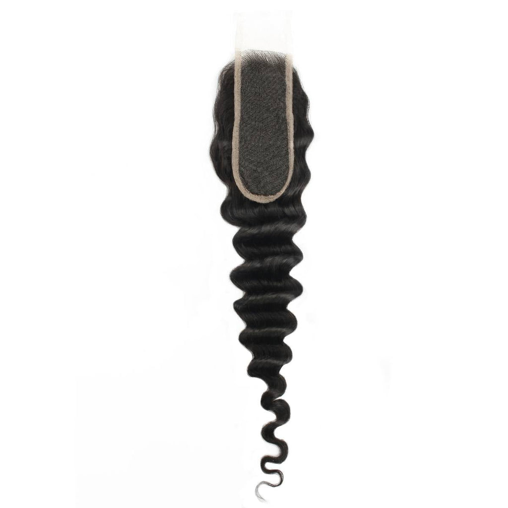 Deep Wave 2x6 HD Lace Human Hair Closure by Private Label