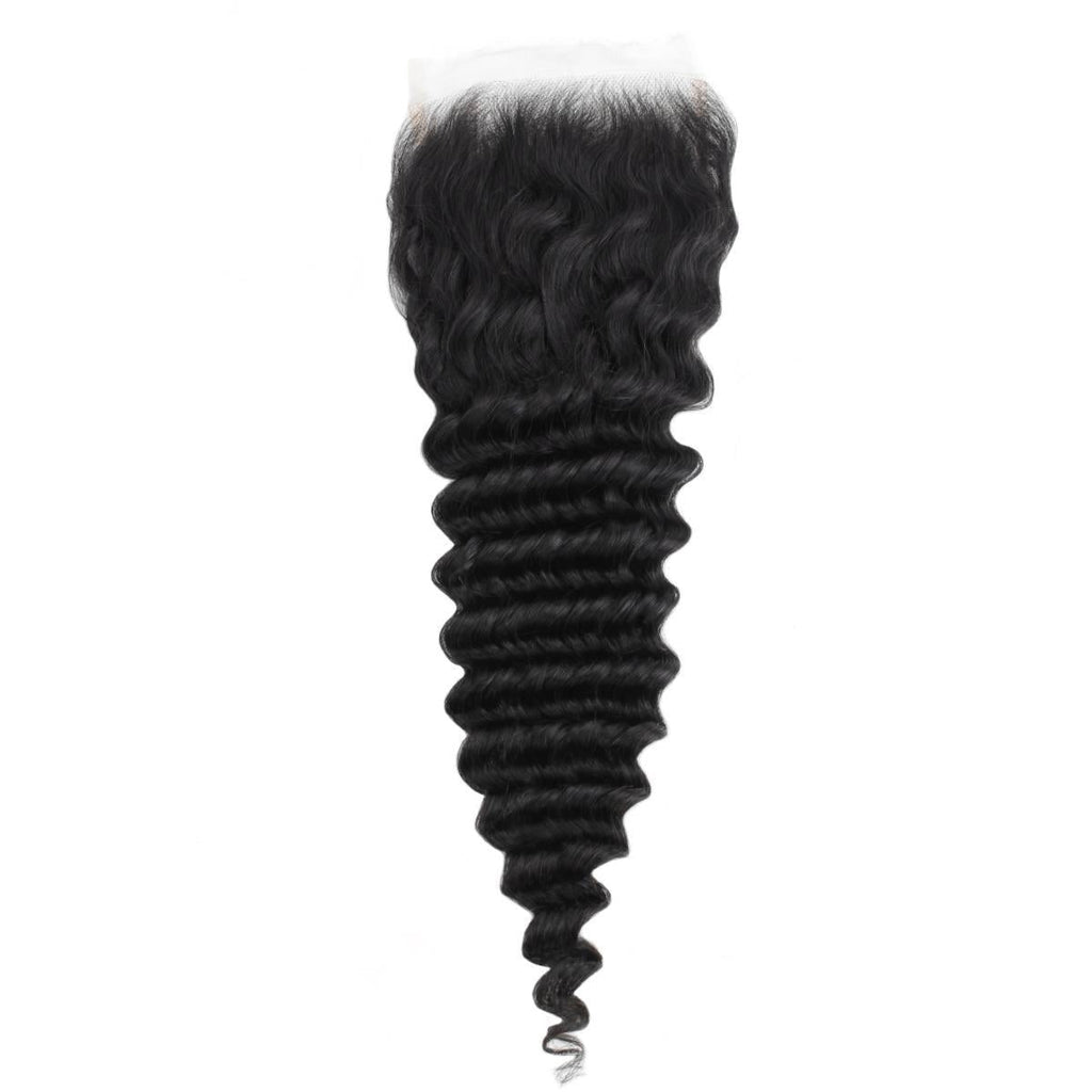 Deep Wave 5x5 HD Lace Human Hair Closure by Private Label