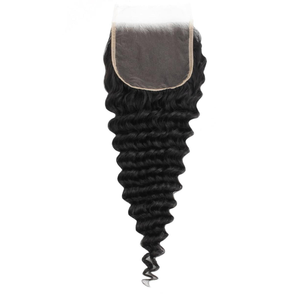 Deep Wave 5x5 HD Lace Human Hair Closure by Private Label