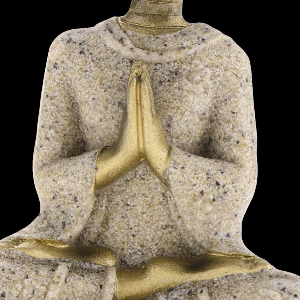 Miniature Sandstone Meditation Buddha by The Good Shaman
