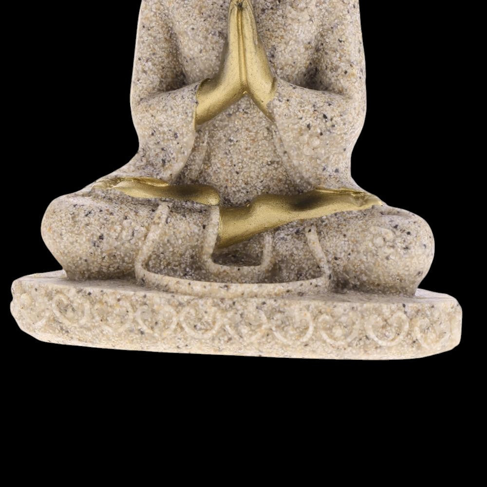 Miniature Sandstone Meditation Buddha by The Good Shaman
