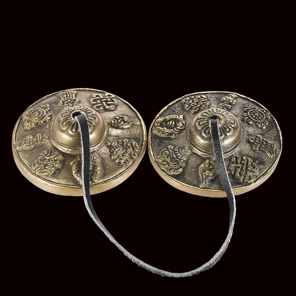 Handcrafted Tibetan Meditation Cymbals - AetherLux.Shop