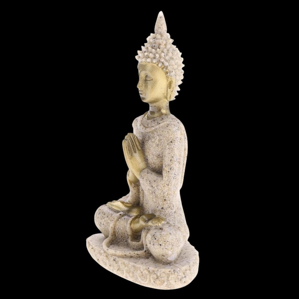Miniature Sandstone Meditation Buddha by The Good Shaman