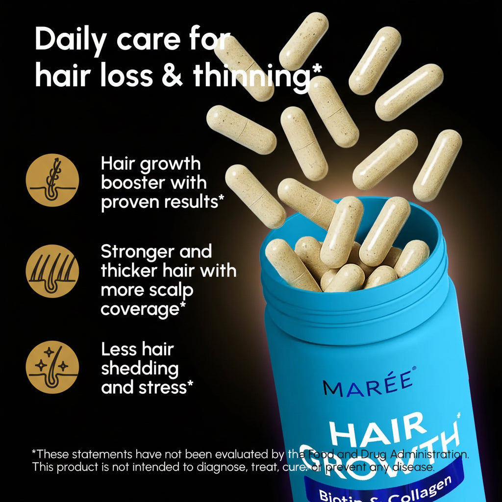 Biotin & Collagen Hair Growth Complex by Maree