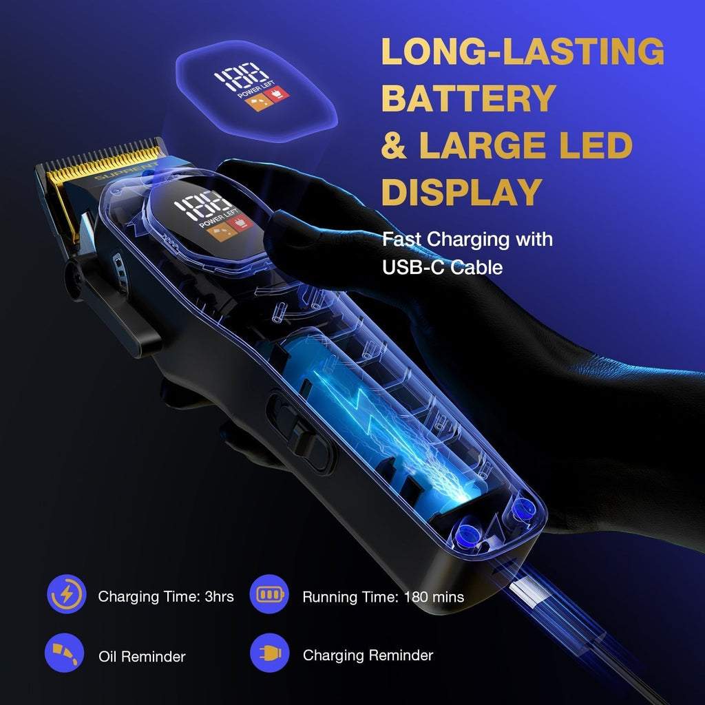 The Black Scorpion Clipper and Trimmer Set - HC226BX by SUPRENT US