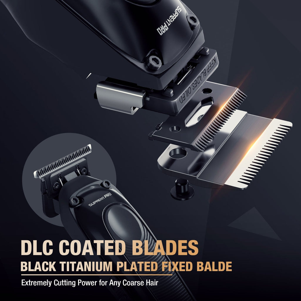 The Black Onyx Clipper and Trimmer Set-Supplier-specific by SUPRENT US