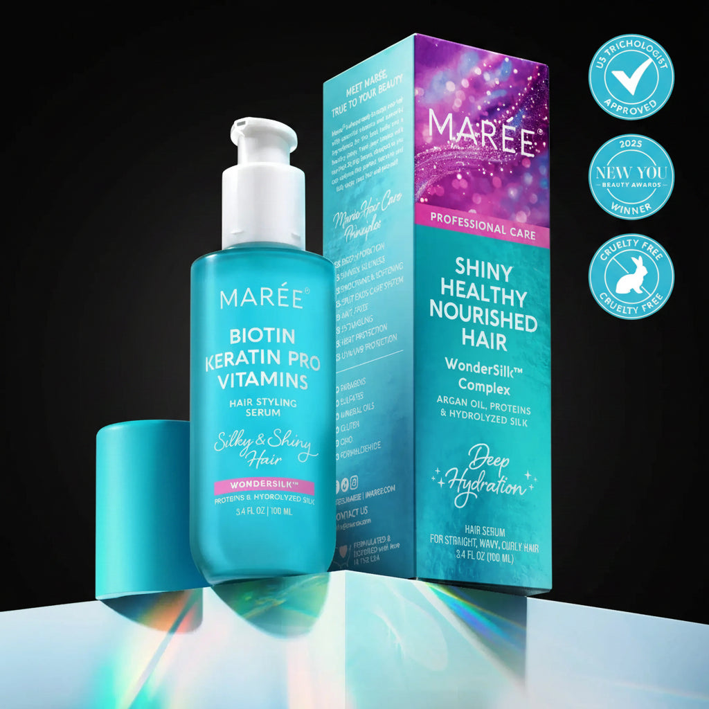 Keratin Oil Serum for Dry & Damaged Hair by Maree