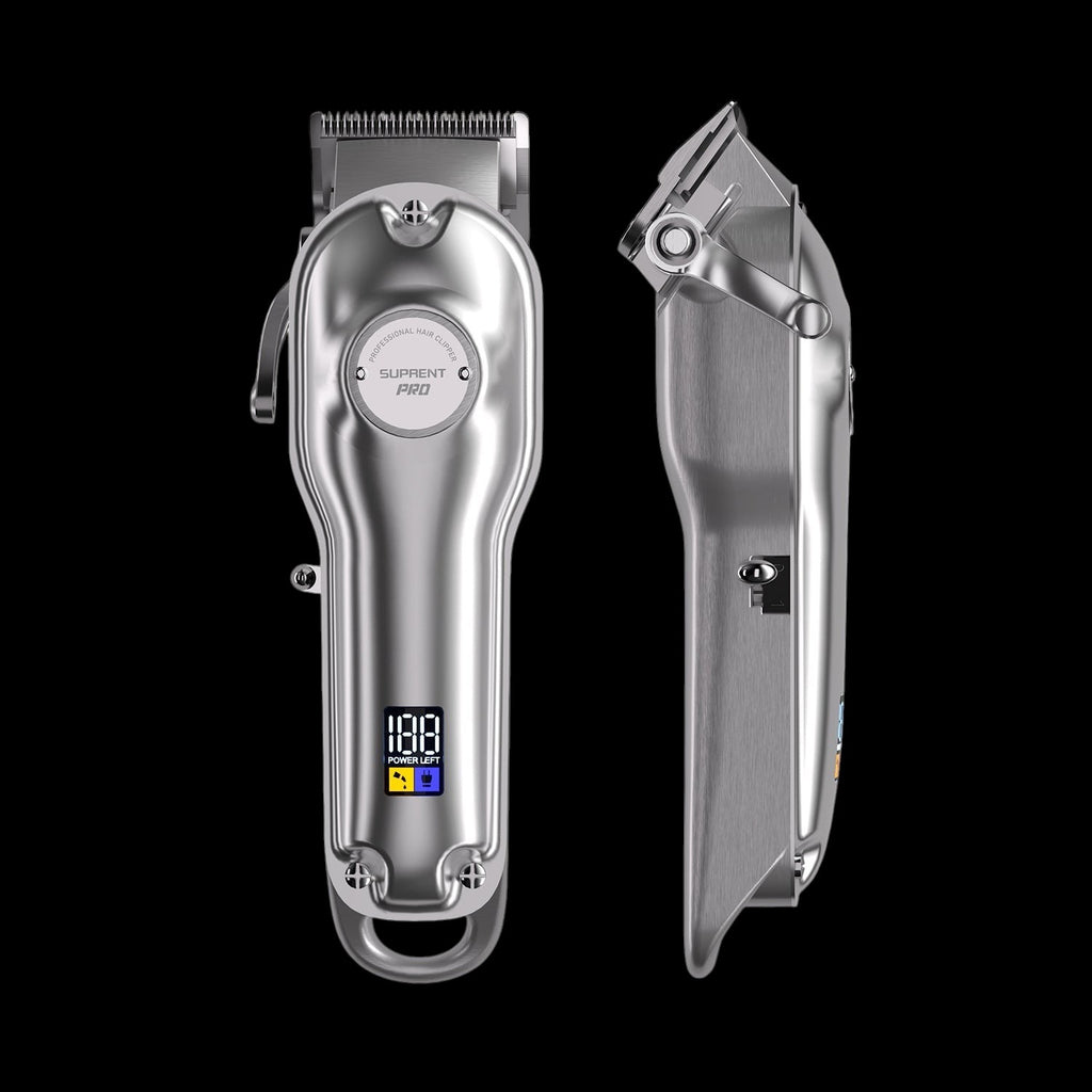 The Silver Knight Professional Clipper and Trimmer Set - HC596SX by SUPRENT US