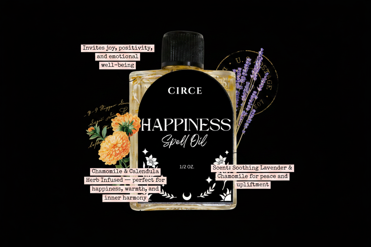 Happiness Ritual Oil — Joy & Positive Energy by Circe Boutique