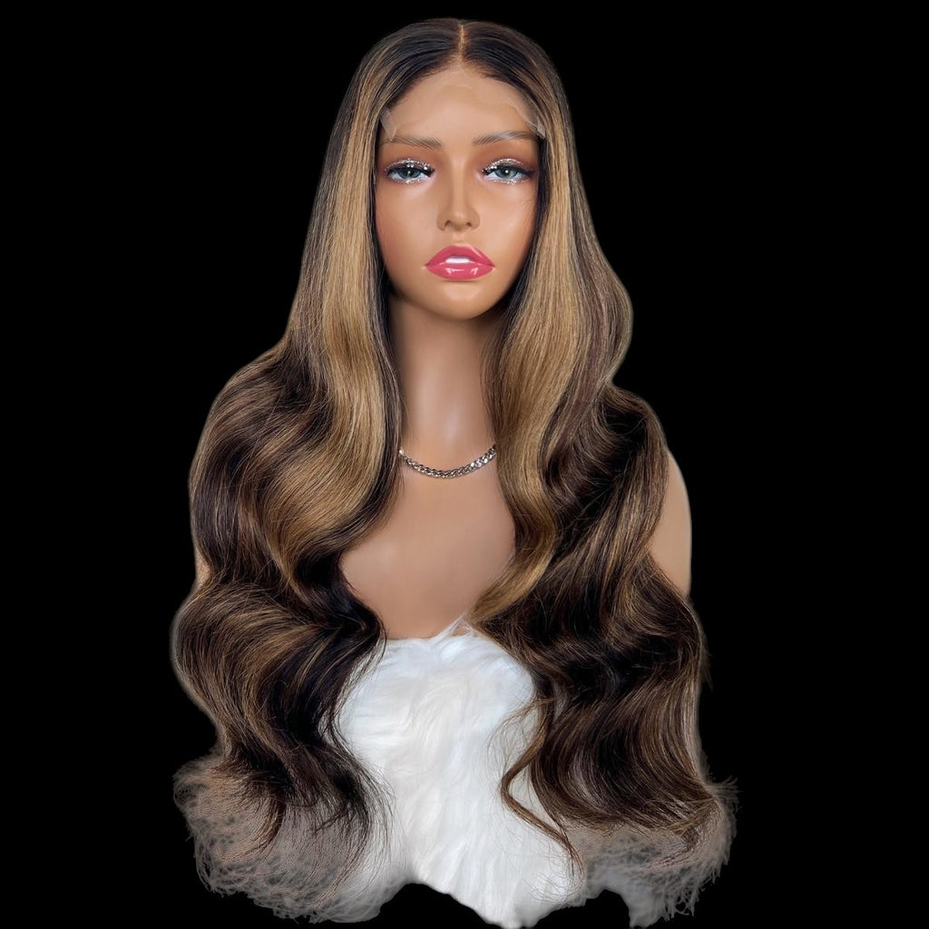 Harper Glueless 5x5 HD Lace Professionally Colored 100% Human Hair Closure Wig by Private Label