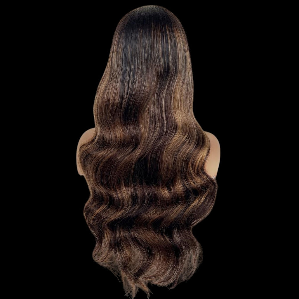 Harper Glueless 5x5 HD Lace Professionally Colored 100% Human Hair Closure Wig by Private Label