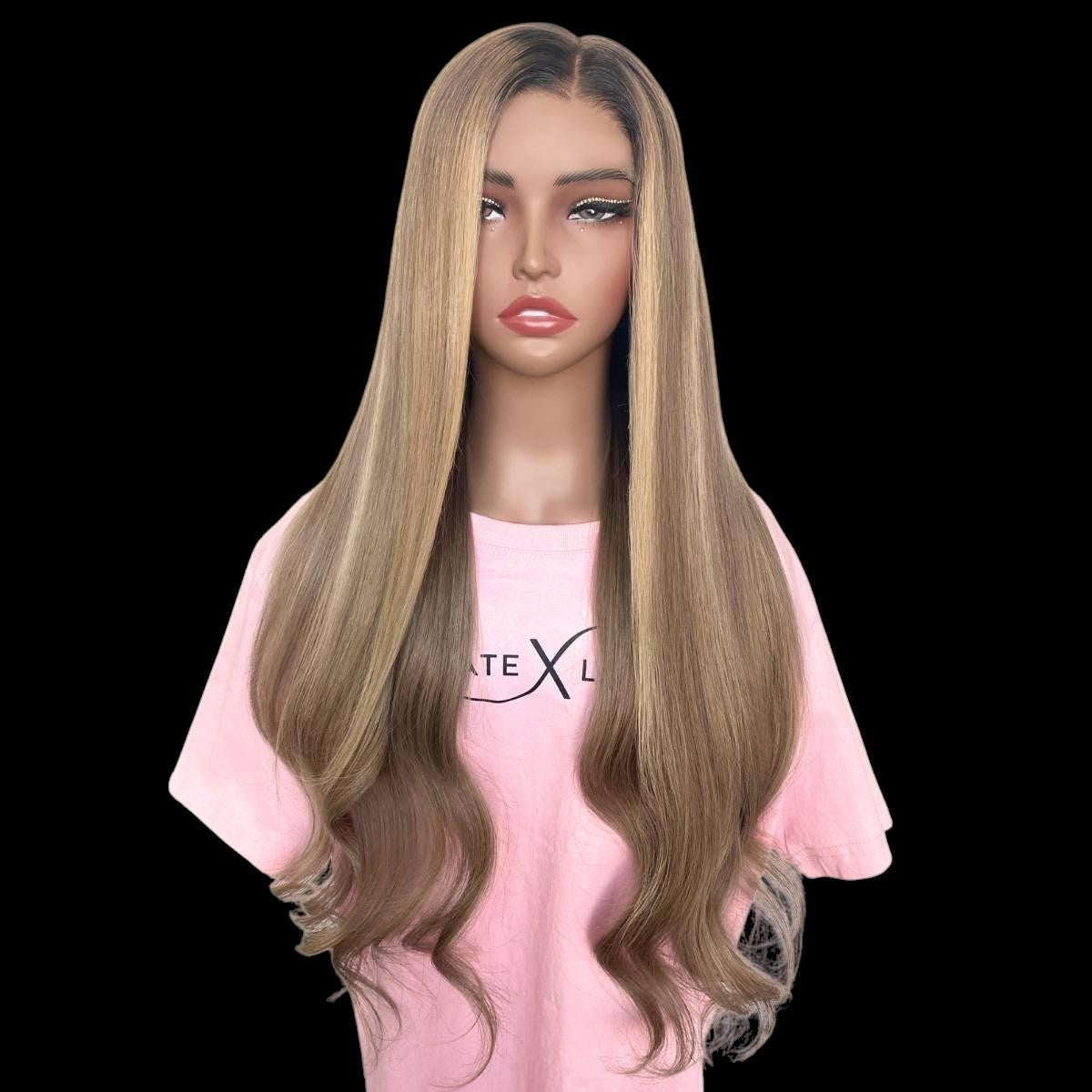 Hazel Glueless 5x5 HD Lace Professionally Colored 100% Human Hair Closure Wig by Private Label