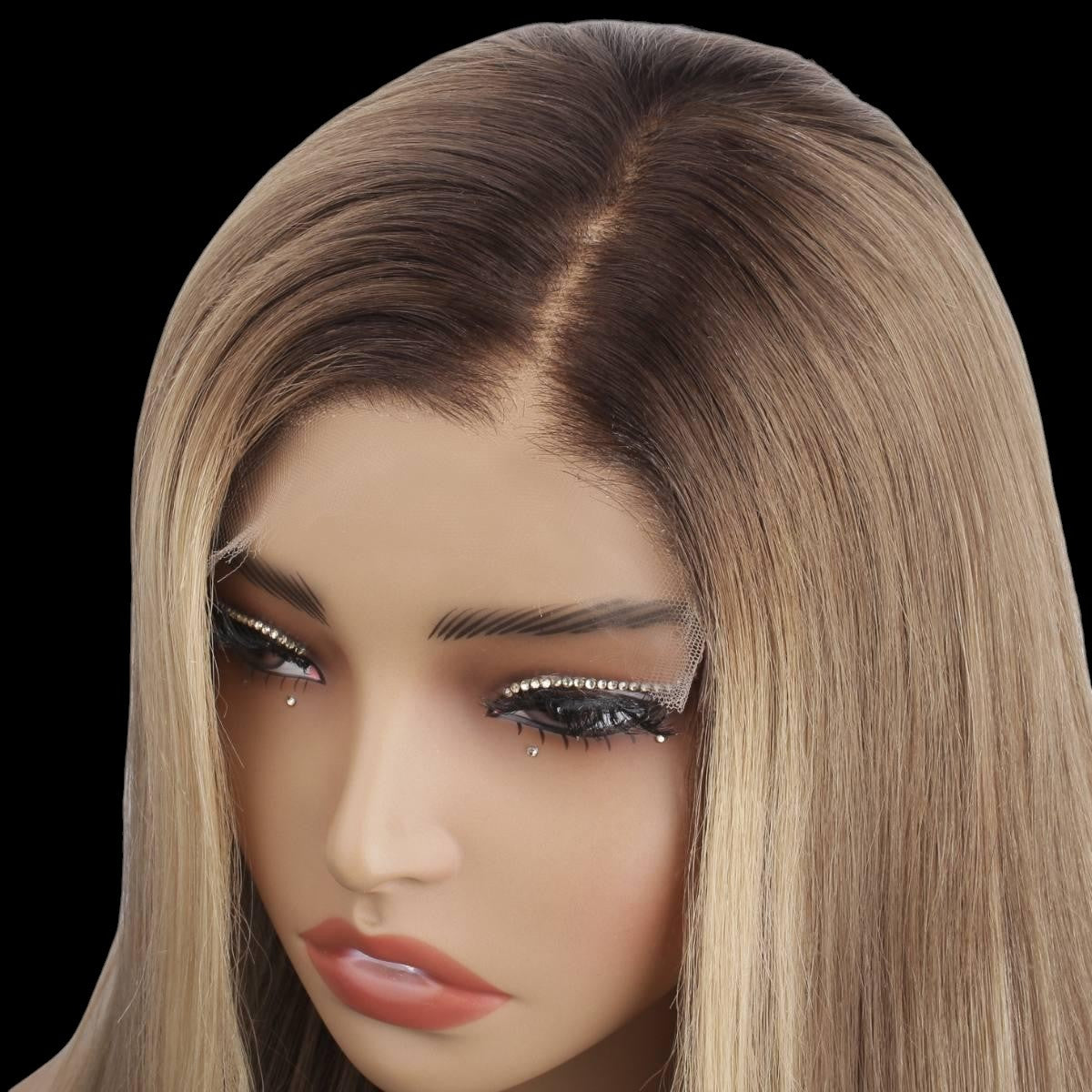 Hazel Glueless 5x5 HD Lace Professionally Colored 100% Human Hair Closure Wig by Private Label
