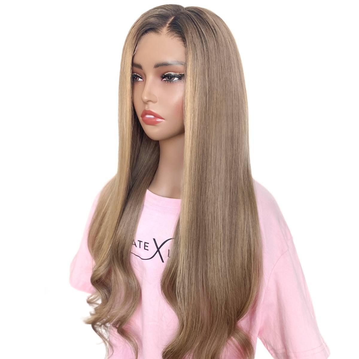 Hazel Glueless 5x5 HD Lace Professionally Colored 100% Human Hair Closure Wig by Private Label