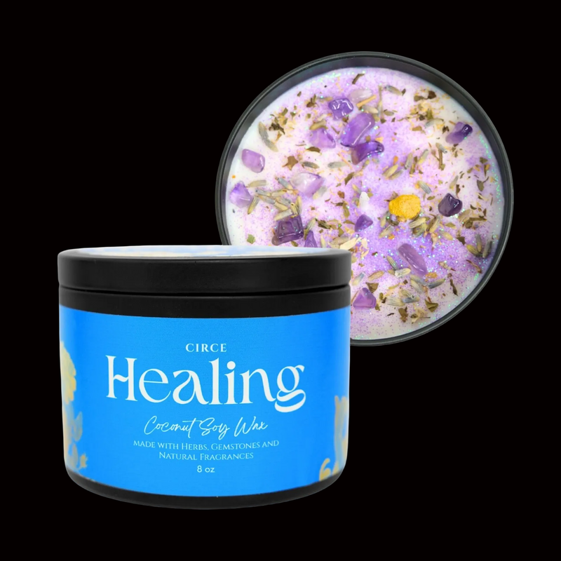 Healing Ritual Candle — 8‑oz Recovery & Wellness Candle by Circe Boutique