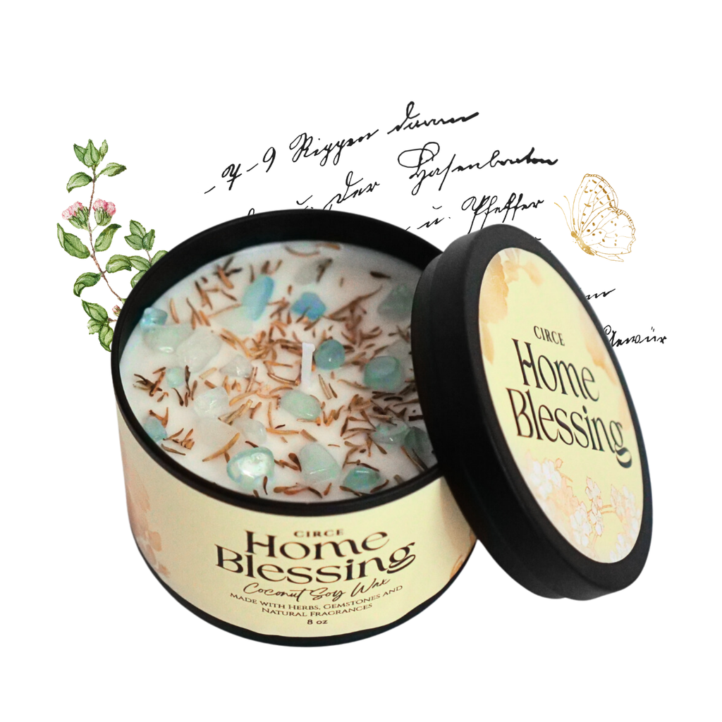 Home Blessing Candle — 8‑oz Harmony & Protection by Circe Boutique