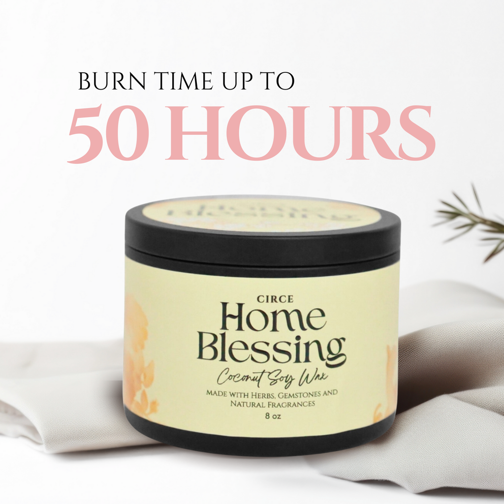 Home Blessing Candle — 8‑oz Harmony & Protection by Circe Boutique