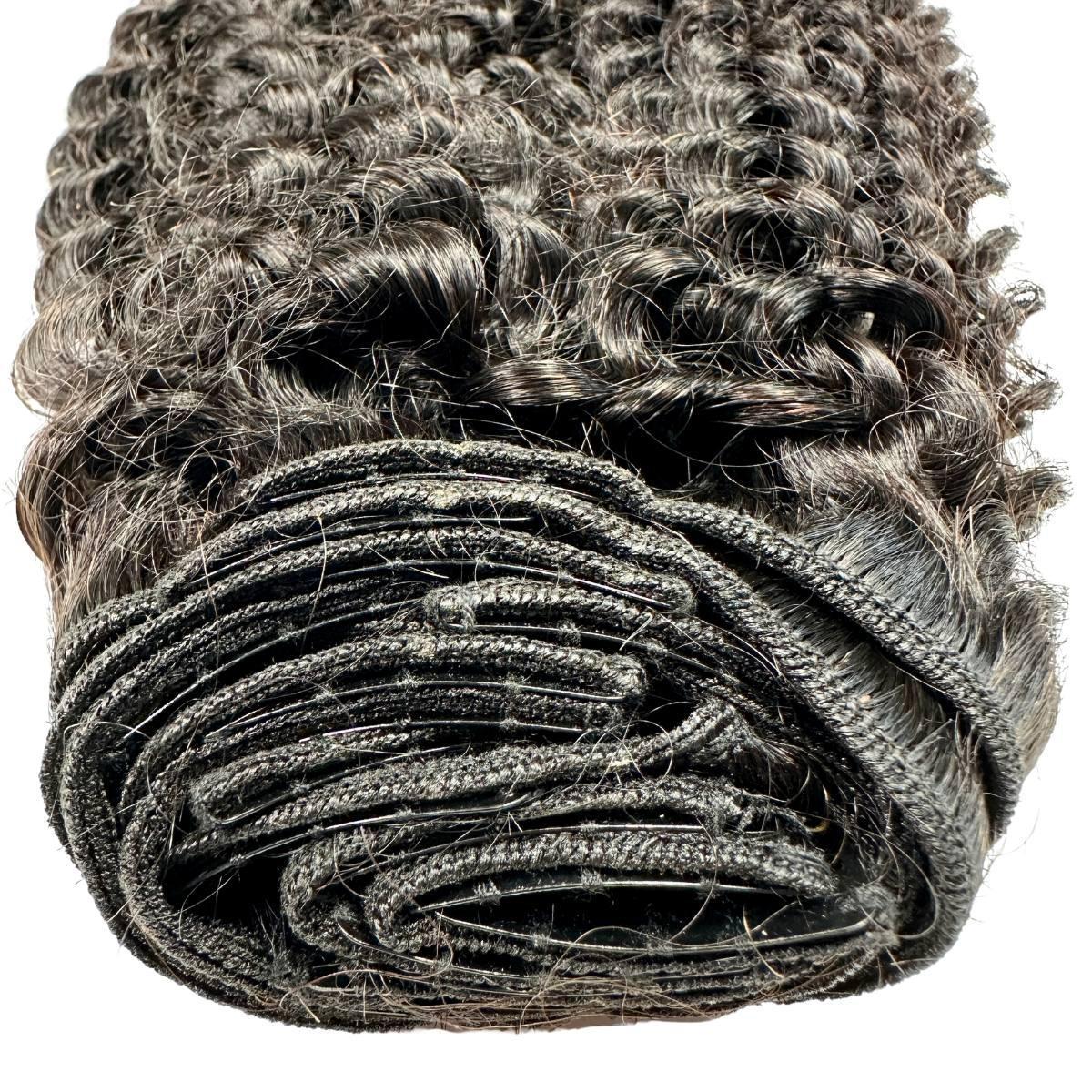 Kinky Curly Clip-In 100% Human Hair Extensions by Private Label