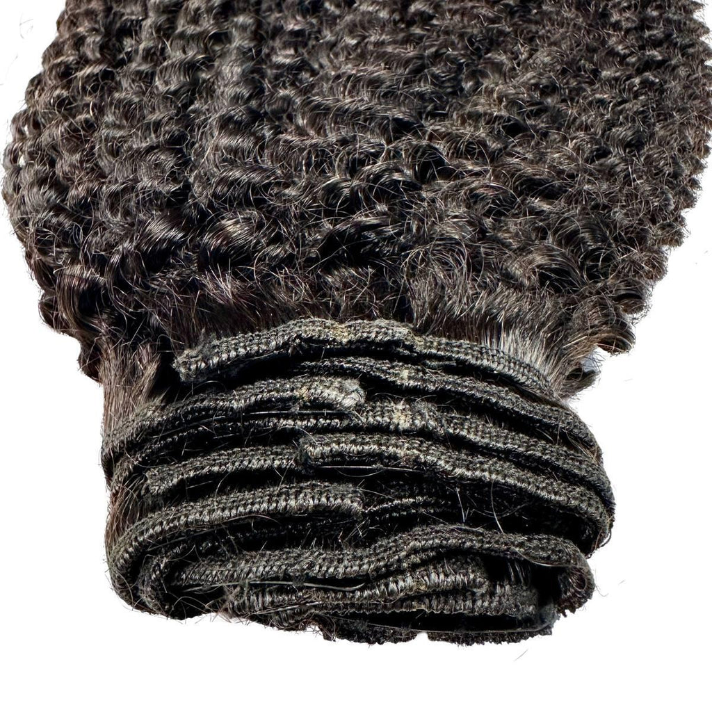 Jerry Curl Clip-In 100% Human Hair Extensions by Private Label