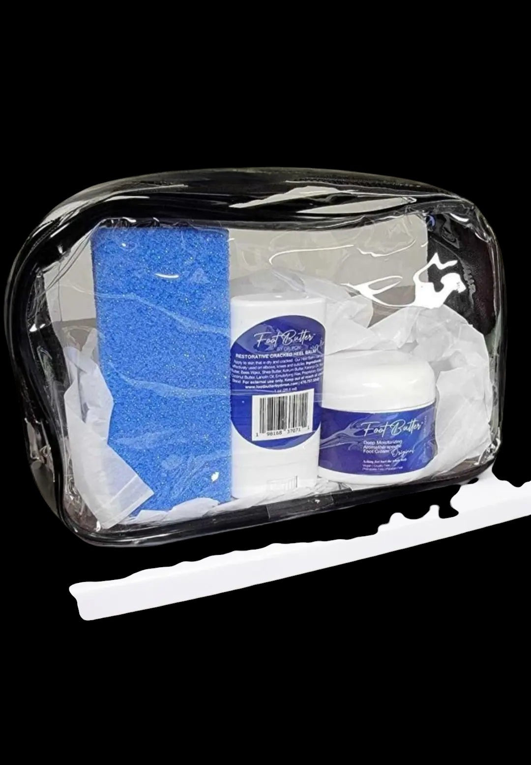 Foot Butter Travel Set – Mini Moisturizers & Pumice Scrub by Foot Butter by Dr Ron