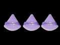 Ashunta Sheriff Beauty Velvet Hypoallergenic Ultra Soft Purple Puffs (3-Pack) by Ashunta Sheriff Beauty