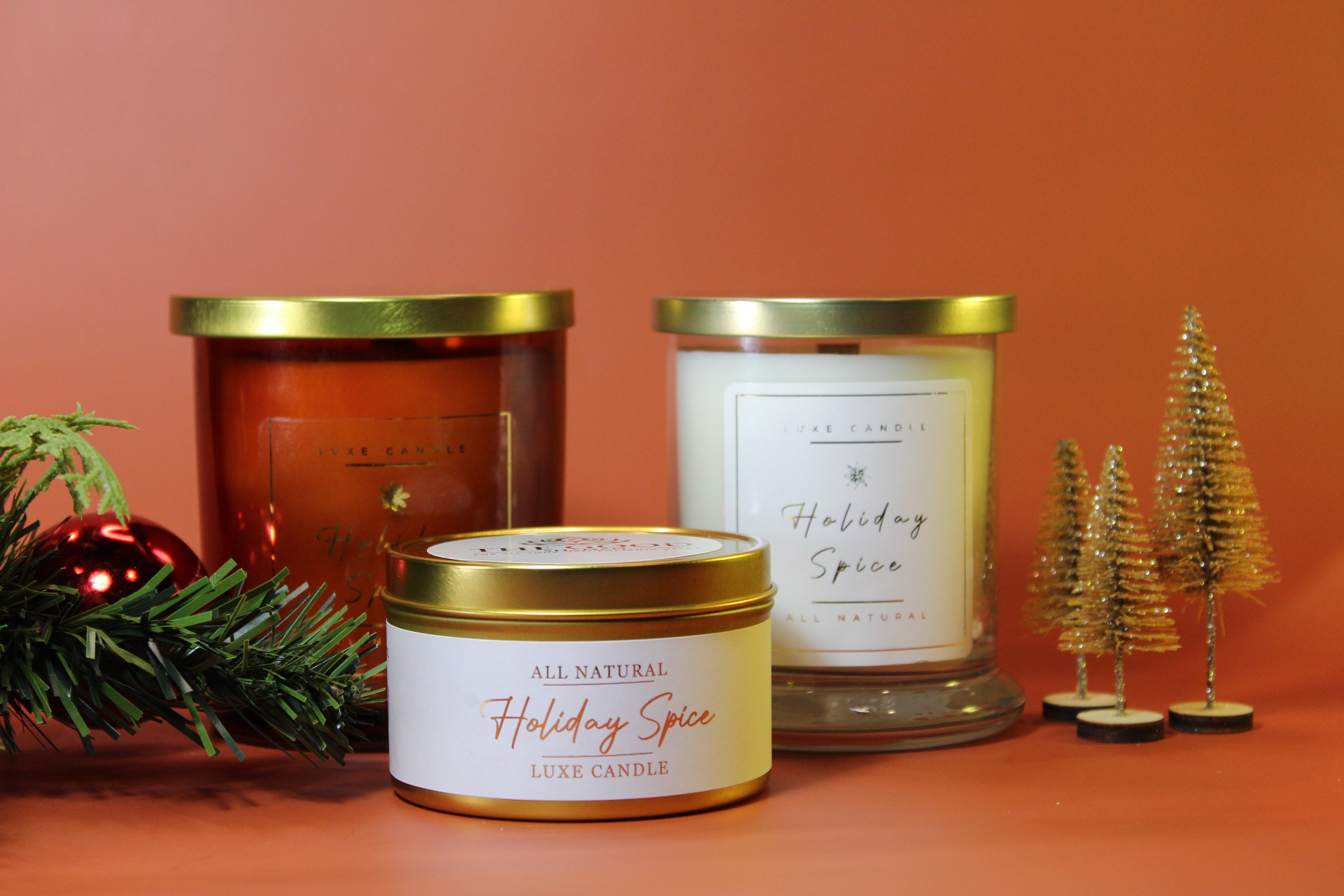 Holiday Spice • Luxe Natural Coconut Wax Candle by The Good Shaman