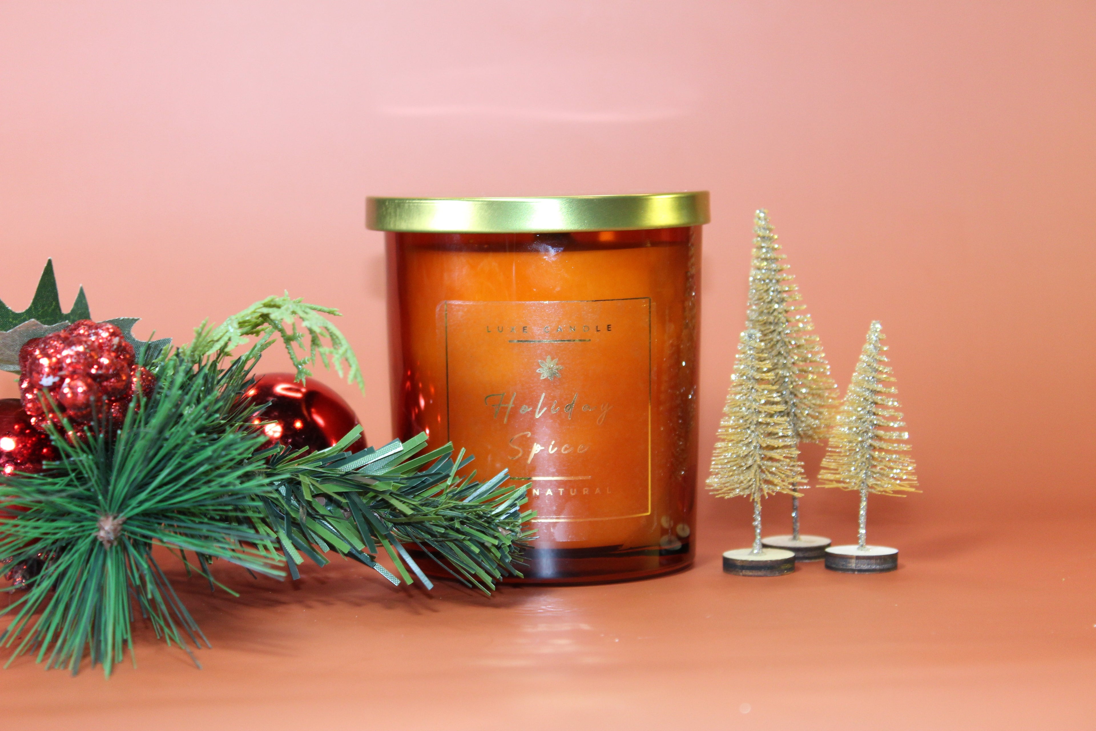Holiday Spice • Luxe Natural Coconut Wax Candle by The Good Shaman