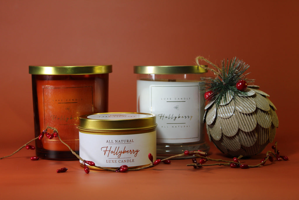 Hollyberry • Luxe Natural Coconut Wax Candle by The Good Shaman