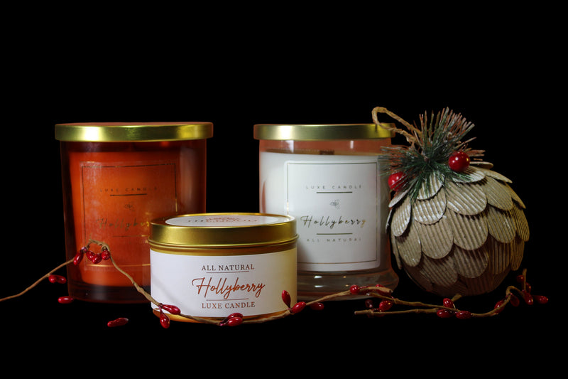 Hollyberry • Luxe Natural Coconut Wax Candle by The Good Shaman