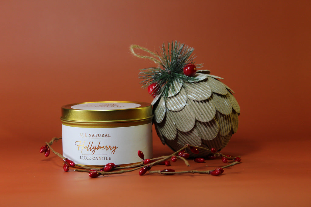 Hollyberry • Luxe Natural Coconut Wax Candle by The Good Shaman