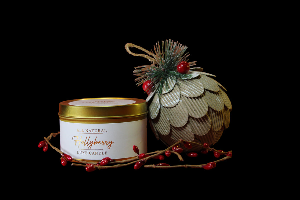 Hollyberry • Luxe Natural Coconut Wax Candle by The Good Shaman