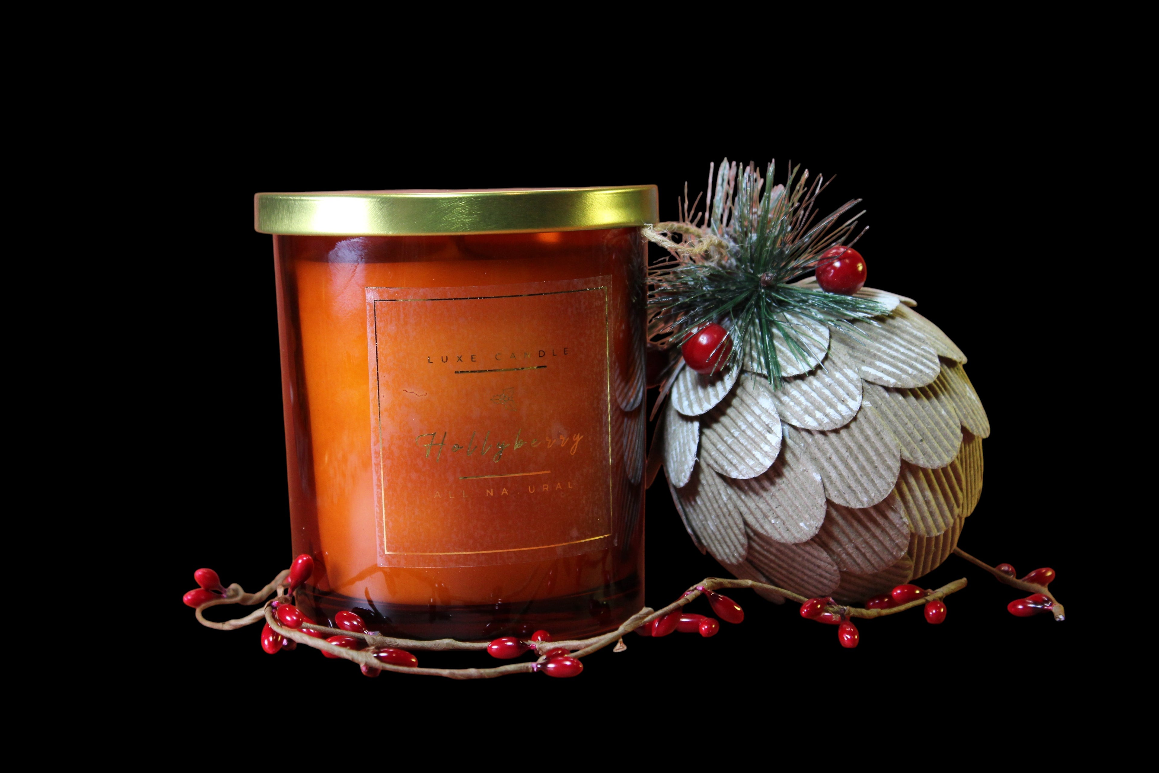 Hollyberry • Luxe Natural Coconut Wax Candle by The Good Shaman