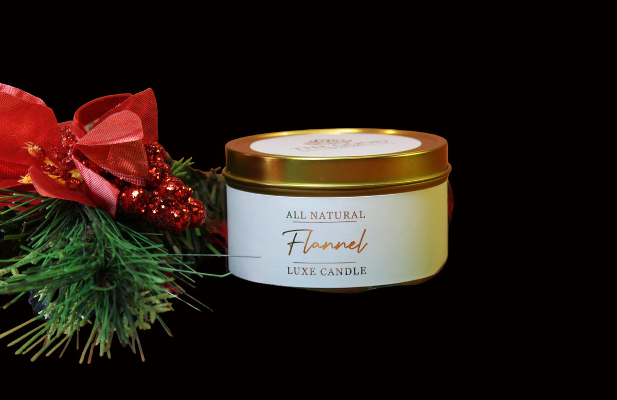 Flannel • Luxe Natural Coconut Wax Candle - AetherLux.Shop