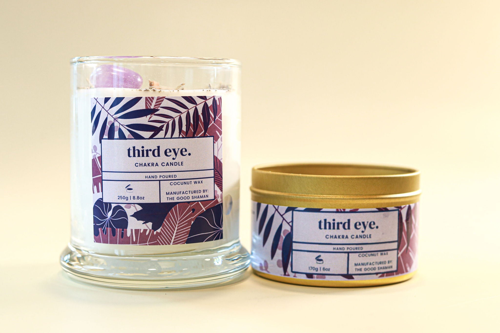 Third Eye Luxe Natural Coconut Wax Chakra Candle by The Good Shaman