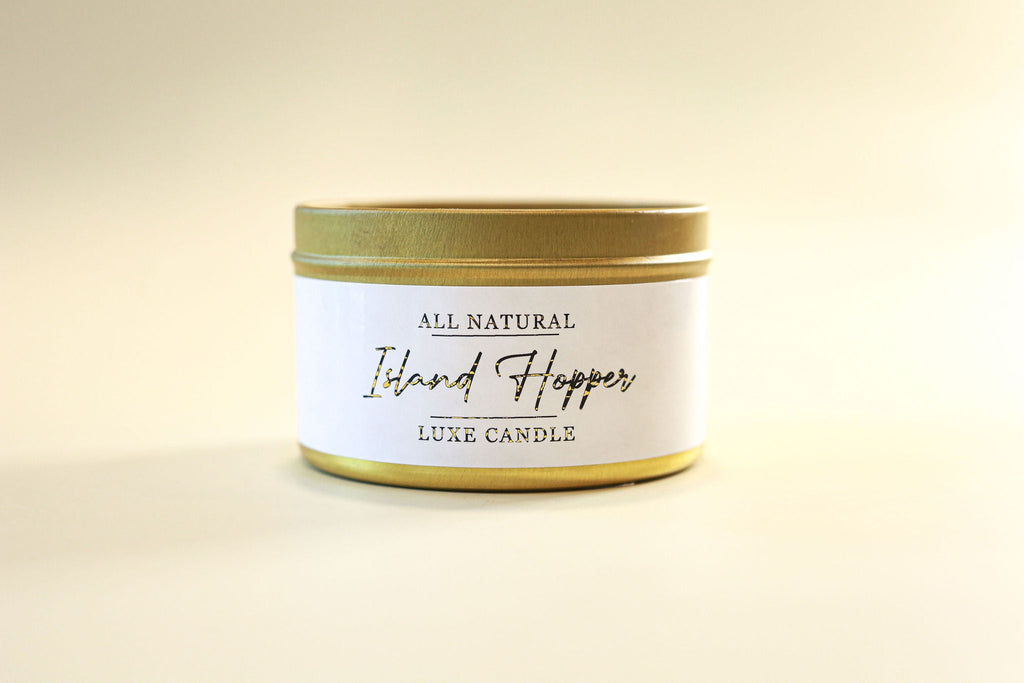 Island Hopper - Luxe Hand-Poured Natural Coconut Wax Candle by The Good Shaman