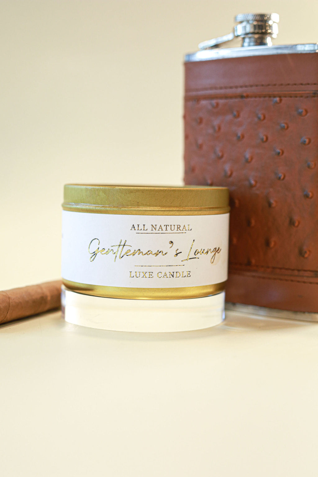 Gentleman's Lounge - Luxe Natural Coconut Wax Candle by The Good Shaman