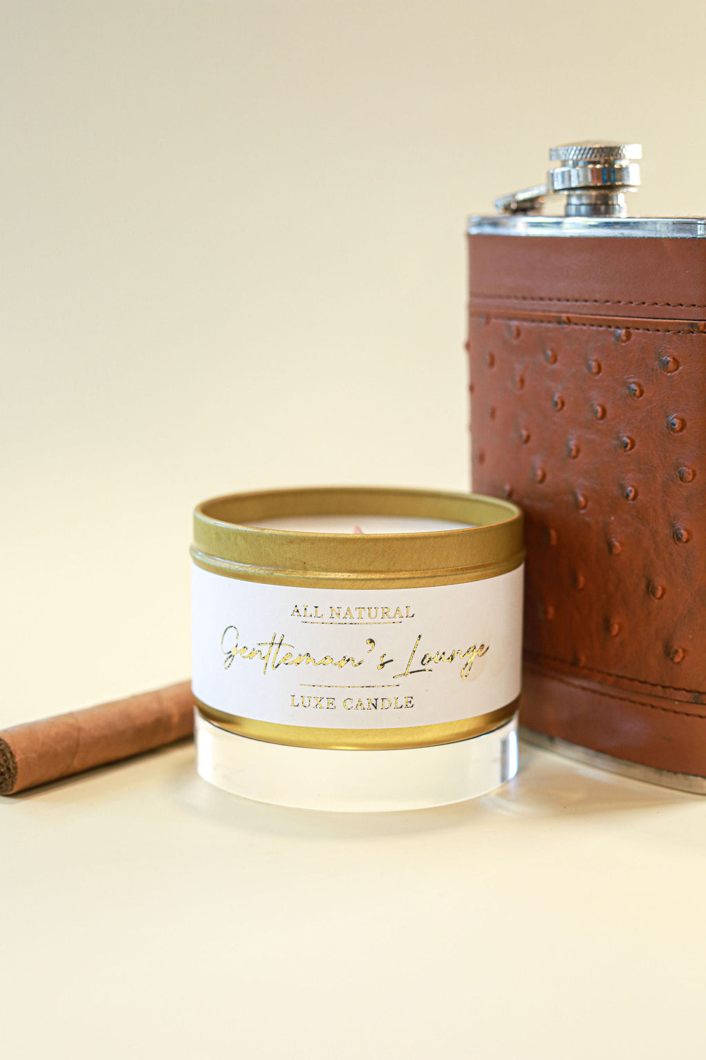 Gentleman's Lounge - Luxe Natural Coconut Wax Candle by The Good Shaman